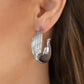Curves In All The Right Places - Silver - Paparazzi Earring Image