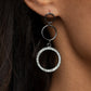 Rule-Breaking Radiance - Black - Paparazzi Earring Image