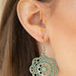 Western Mandalas - Blue - Paparazzi Earring Image