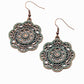 Western Mandalas - Copper - Paparazzi Earring Image