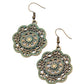 Western Mandalas - Brass - Paparazzi Earring Image