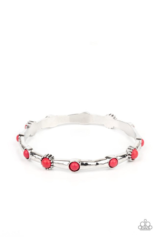 Rebel Sandstorm - Red - Paparazzi Bracelet Image