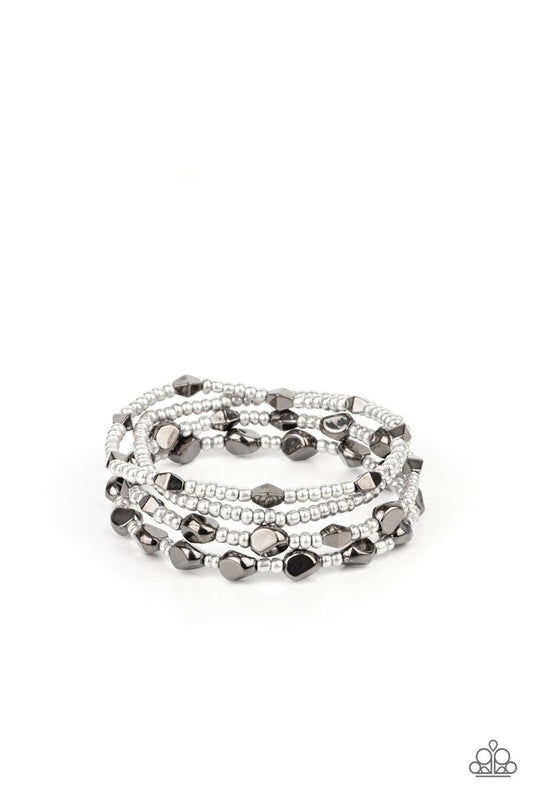 Fashionably Faceted - Multi - Paparazzi Bracelet Image