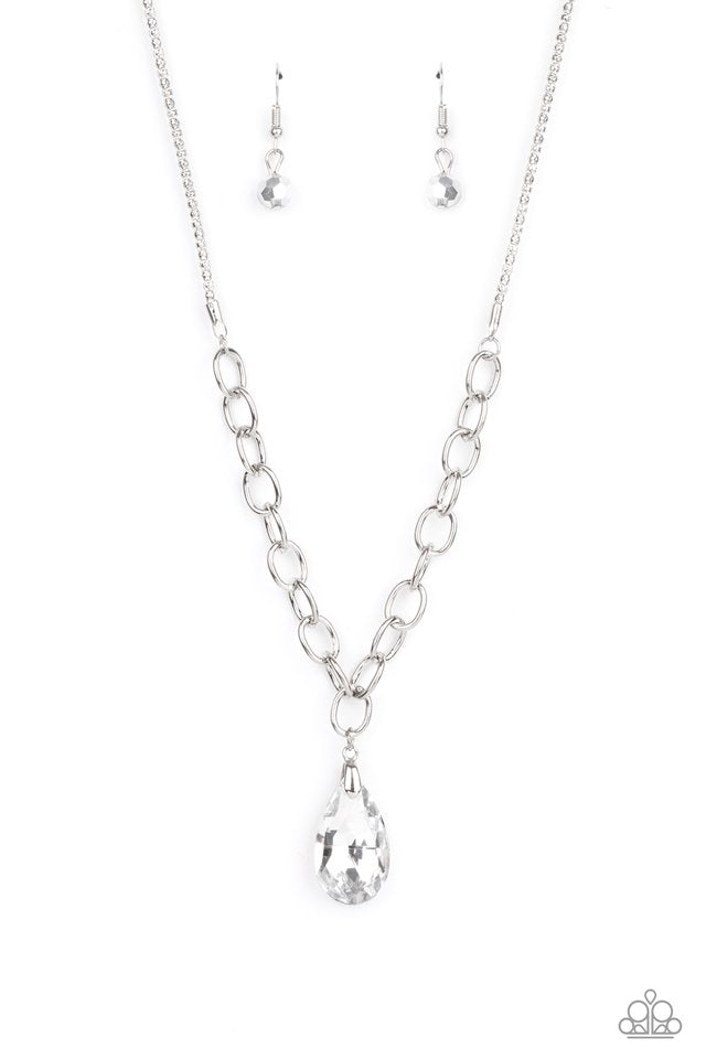 Mega Modern - Silver - Paparazzi Necklace Image