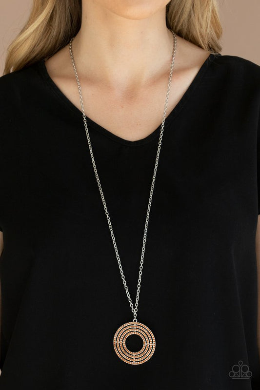 High-Value Target - Brown - Paparazzi Necklace Image