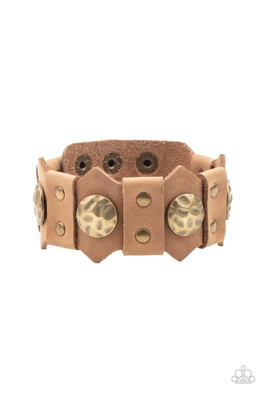 Electrified Edge - Brown - Paparazzi Bracelet Image