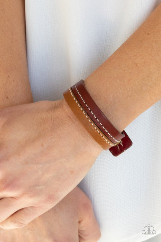 Simply Safari - Brown - Paparazzi Bracelet Image