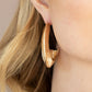 I Double FLARE You - Gold - Paparazzi Earring Image