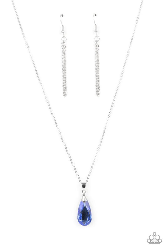 Optimized Opulence - Blue - Paparazzi Necklace Image