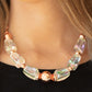 Iridescently Ice Queen - Copper - Paparazzi Necklace Image