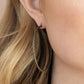 Rural Reserve - Brass - Paparazzi Earring Image