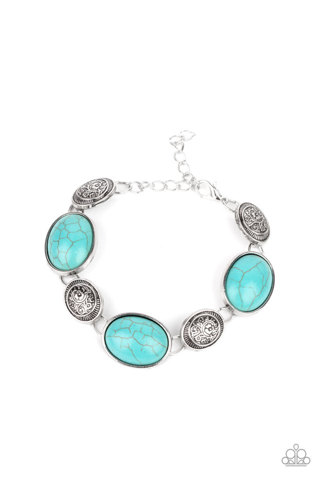 Cactus Country - Blue - Paparazzi Bracelet Image