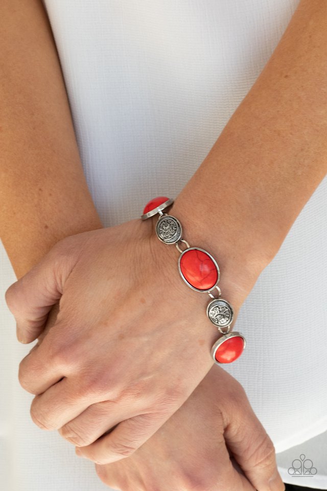 Cactus Country - Red - Paparazzi Bracelet Image