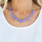 Flower Powered - Purple - Paparazzi Necklace Image