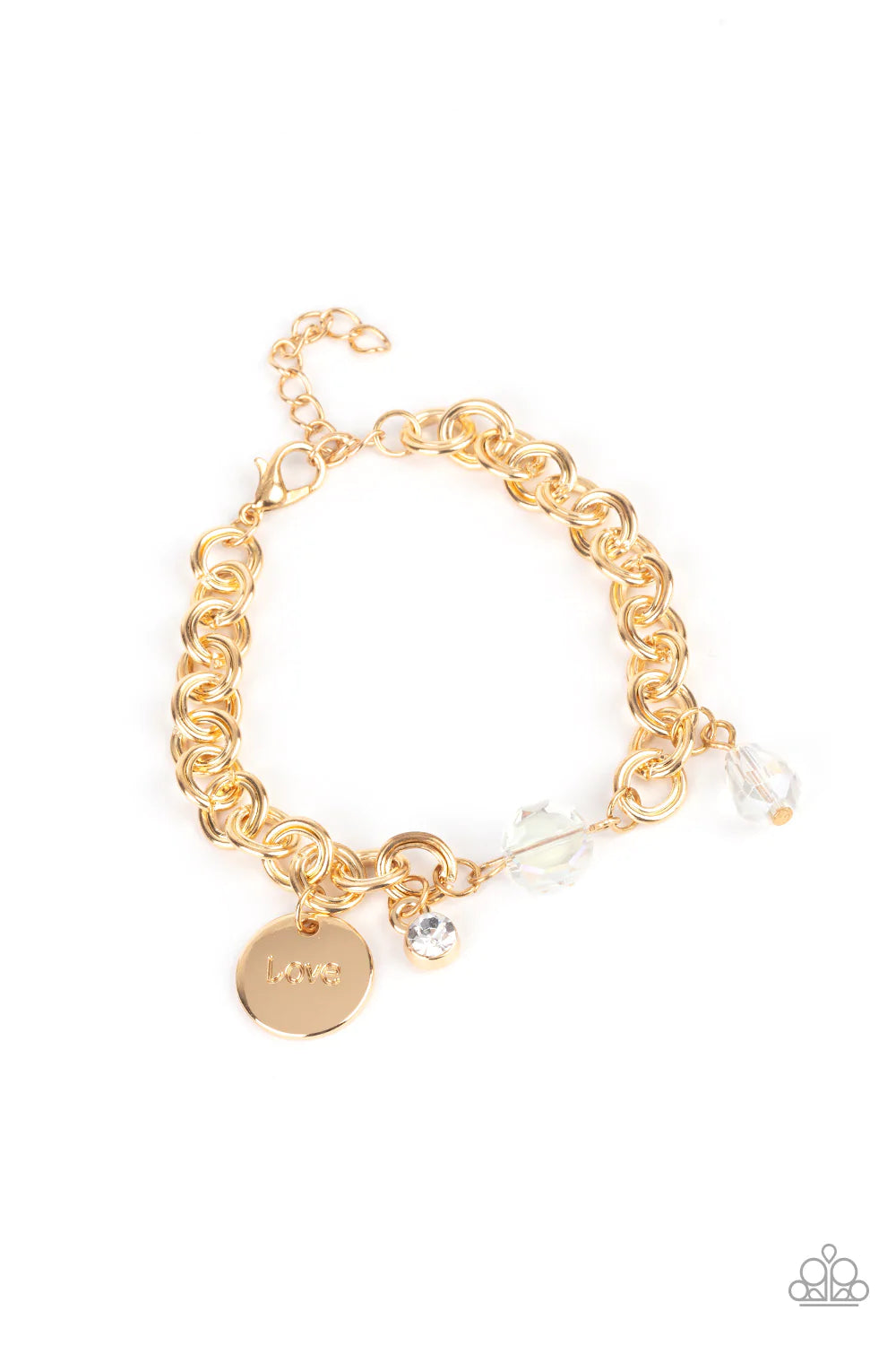 Pulsera Paparazzi ~ Lovable Luster - Oro