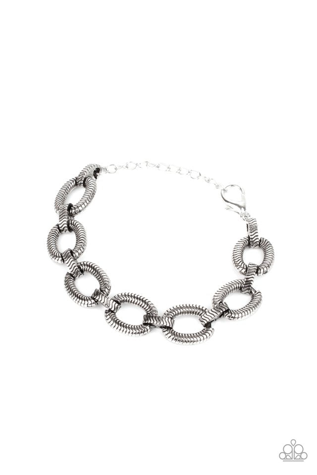 Industrial Amazon - Silver - Paparazzi Bracelet Image