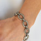 Industrial Amazon - Silver - Paparazzi Bracelet Image