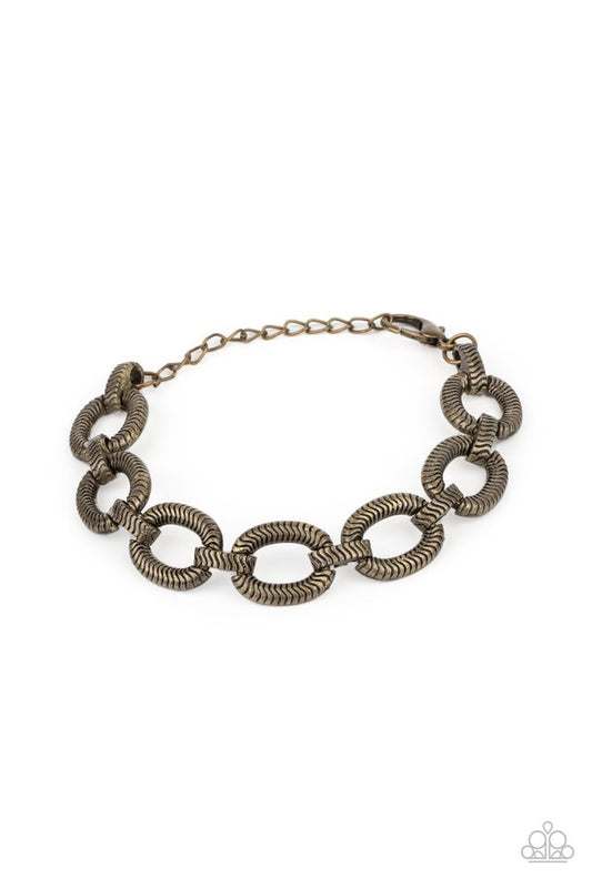 Industrial Amazon - Brass - Paparazzi Bracelet Image