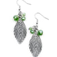 LEAF It To Fate - Green - Paparazzi Earring Image
