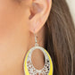 Orchard Bliss - Yellow - Paparazzi Earring Image