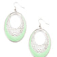 Orchard Bliss - Green - Paparazzi Earring Image