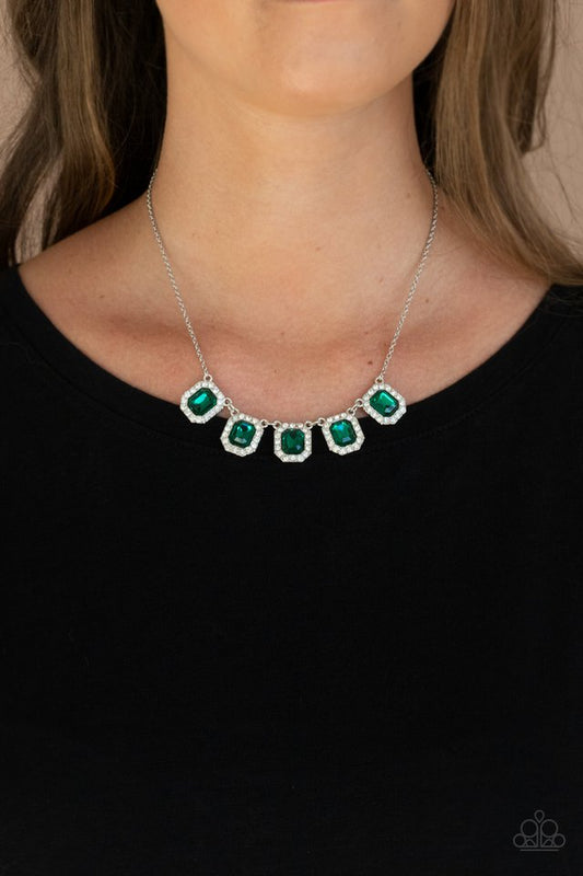 Next Level Luster - Green - Paparazzi Necklace Image