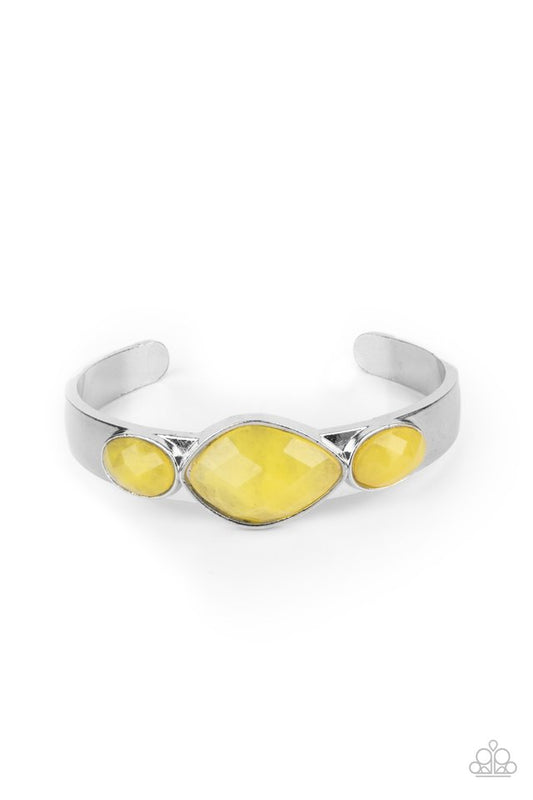 Next Stop, Olympus! - Yellow - Paparazzi Bracelet Image