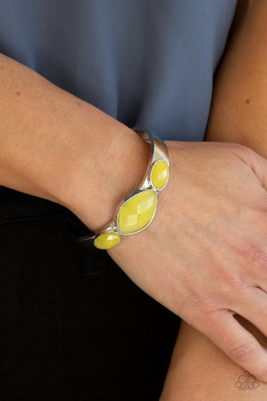 Next Stop, Olympus! - Yellow - Paparazzi Bracelet Image