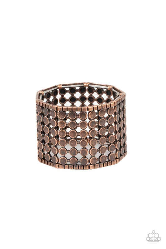 Cool and CONNECTED - Copper - Paparazzi Bracelet Image