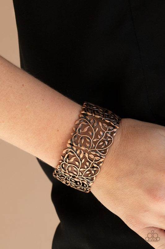 Verdantly Vintage - Copper - Paparazzi Bracelet Image