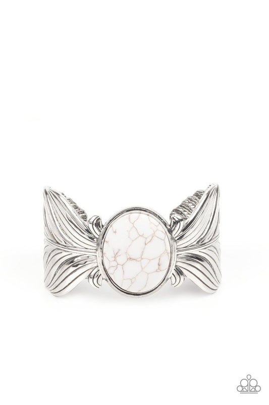 Born to Soar - White - Paparazzi Bracelet Image