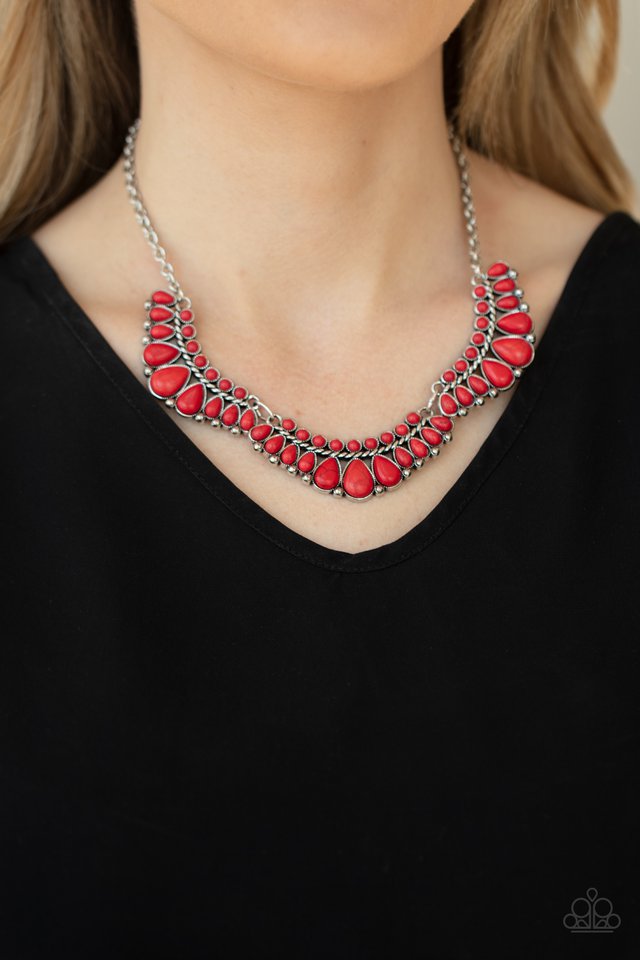Naturally Native - Red - Paparazzi Necklace Image