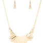 Happily Ever AFTERSHOCK - Gold - Paparazzi Necklace Image