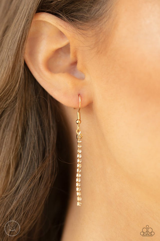 Gotta Split - Gold - Paparazzi Necklace Image