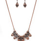 Rustic Smolder - Copper - Paparazzi Necklace Image