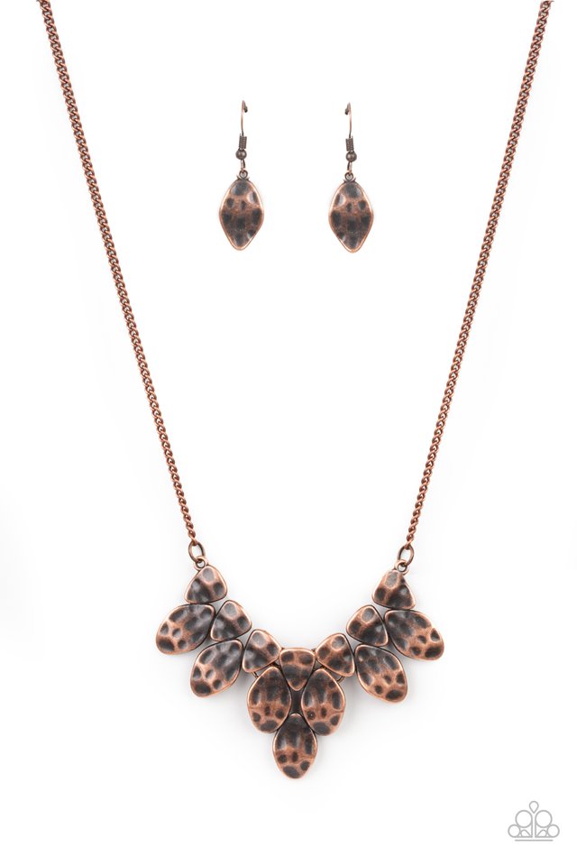 Rustic Smolder - Copper - Paparazzi Necklace Image