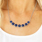 Serenely Scalloped - Blue - Paparazzi Necklace Image