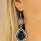 Country Cavalier - Black - Paparazzi Earring Image