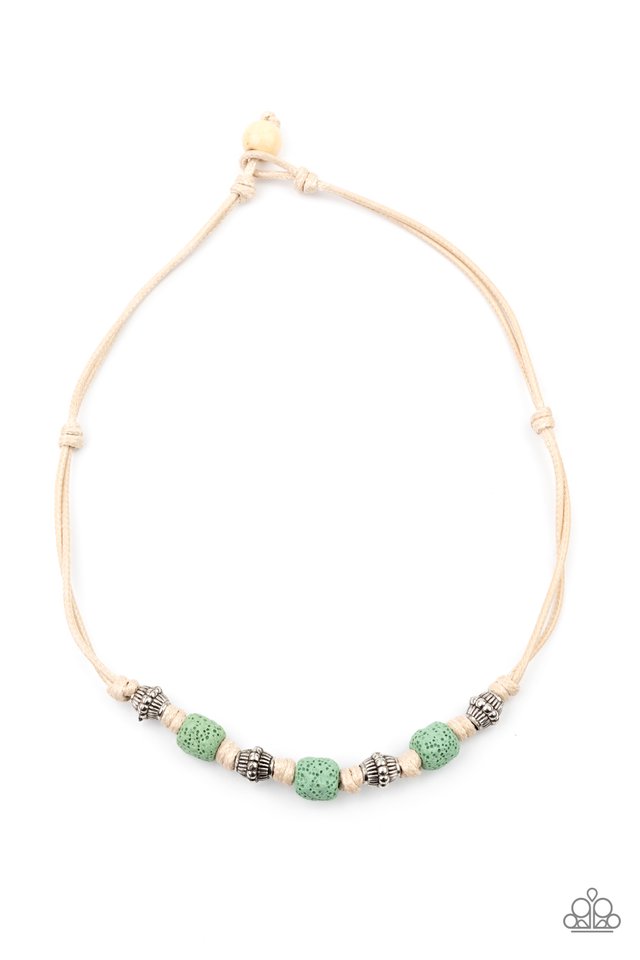 Island Quarry - Green - Paparazzi Necklace Image