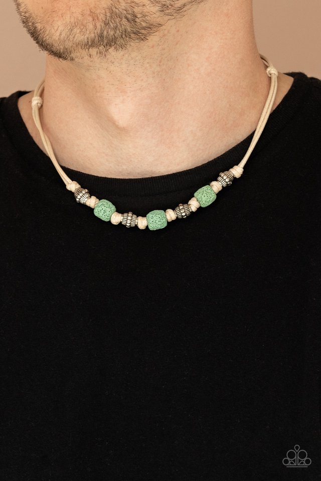 Island Quarry - Green - Paparazzi Necklace Image