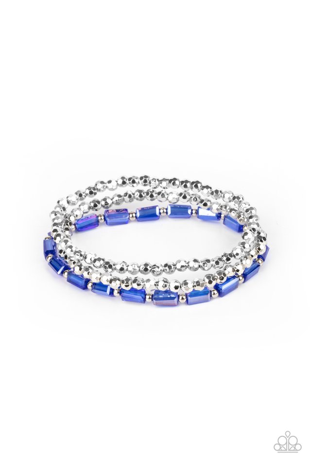 Nickel Kan Sign Pendant Bracelet with Blue Silk Textile - Kan Essence |  NOVICA