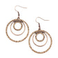 Bodaciously Bubbly - Copper - Paparazzi Earring Image