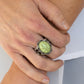 Flowering Dunes - Green - Paparazzi Ring Image