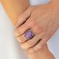 Flowering Dunes - Purple - Paparazzi Ring Image