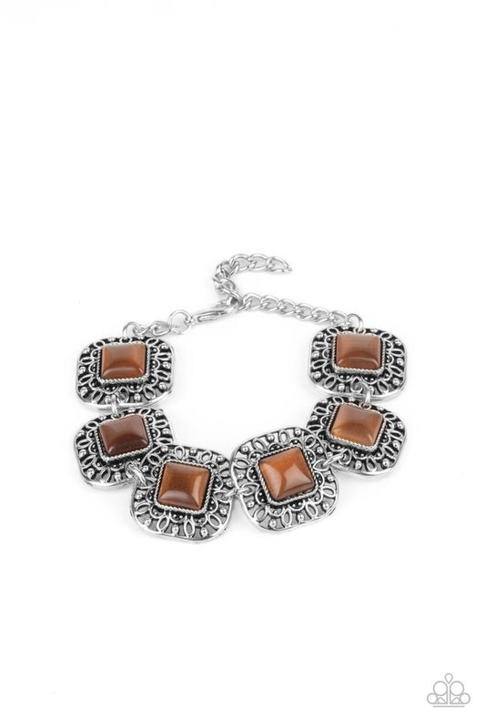 Dreamy Destinations - Brown - Paparazzi Bracelet Image