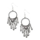 Ranger Rhythm - Silver - Paparazzi Earring Image