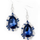 Royal Recognition - Blue - Paparazzi Earring Image
