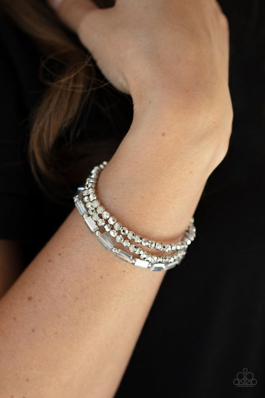 Elegant Essence - Silver - Paparazzi Bracelet Image