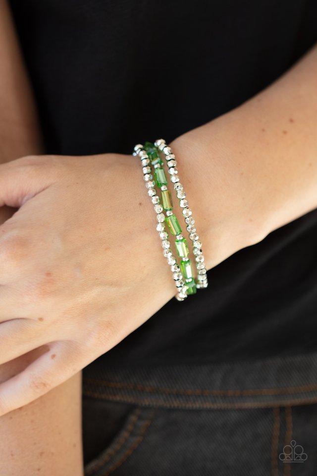 Elegant Essence - Green - Paparazzi Bracelet Image