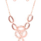 OVAL The Limit - Copper - Paparazzi Necklace Image